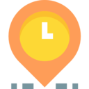 time,interface,clock,signs,time and date,commerce and shopping,pin,map pointer,map point,map location,placeholder,appointment,date,watch,wait,gps,location pin